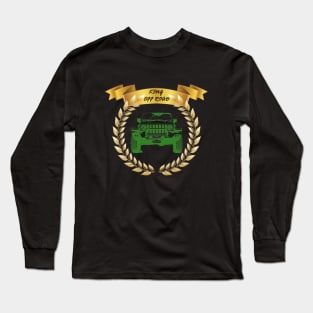 4x4 lifestyle design with classic jeep Long Sleeve T-Shirt